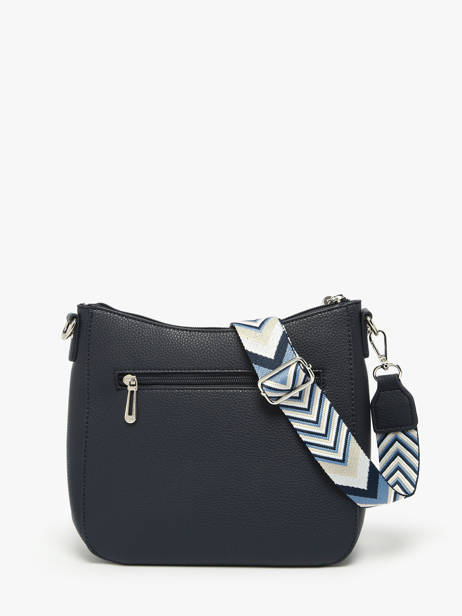 Cross Body Tas Grained Miniprix Blauw grained F8575 ander zicht 4
