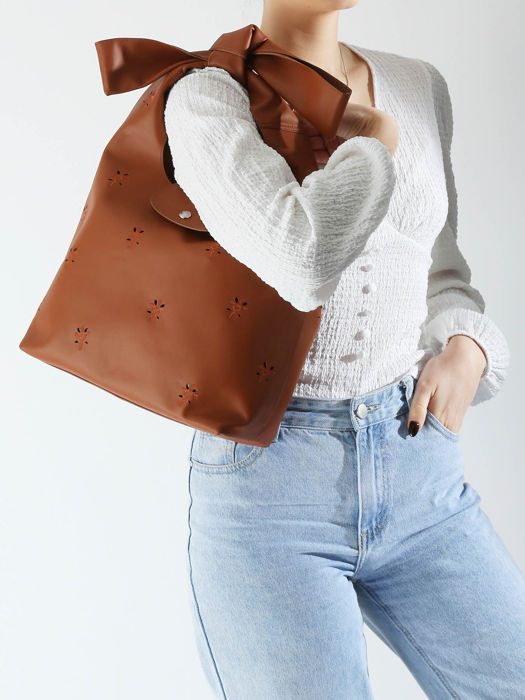 Longchamp Le pliage broderie anglaise Longchamp Bruin