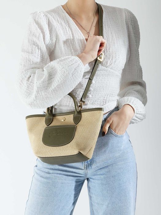 Longchamp New le panier pliage Longchamp Groen