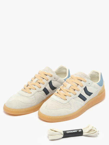 Sneakers Goal Uit Leder Coolway Wit men 8603602 ander zicht 2