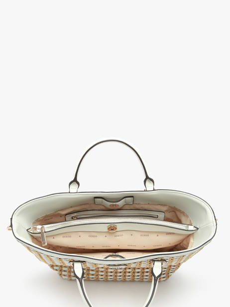 Handtassen Atalia Raphia Guess Wit atalia WG964722 ander zicht 3