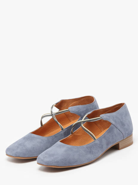 Ballerinas Anima Uit Leder Mam'zelle Blauw women CSGAN25 ander zicht 2
