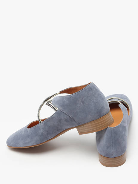 Ballerinas Anima Uit Leder Mam'zelle Blauw women CSGAN25 ander zicht 3