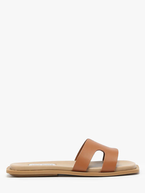 Slippers Sofia Uit Leder Steve madden Bruin women 11003523