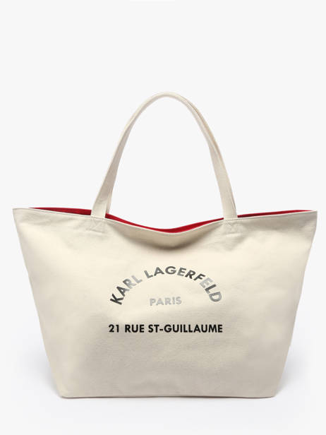 Schoudertas Rsg Katoen Karl lagerfeld Wit rsg A1W50006