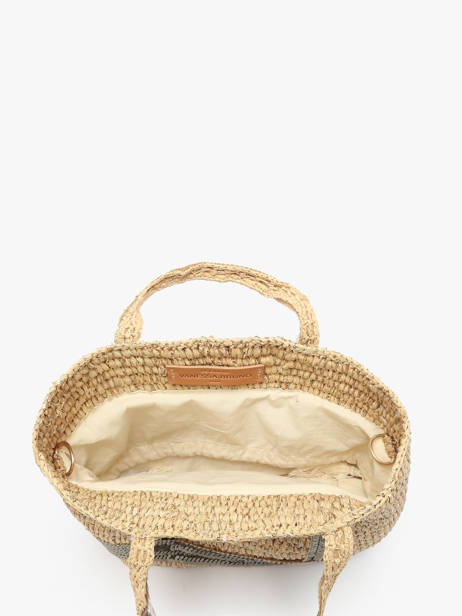 Cross Body Tas Cabas Raphia Raphia Vanessa bruno Groen cabas raphia 30V40410 ander zicht 3