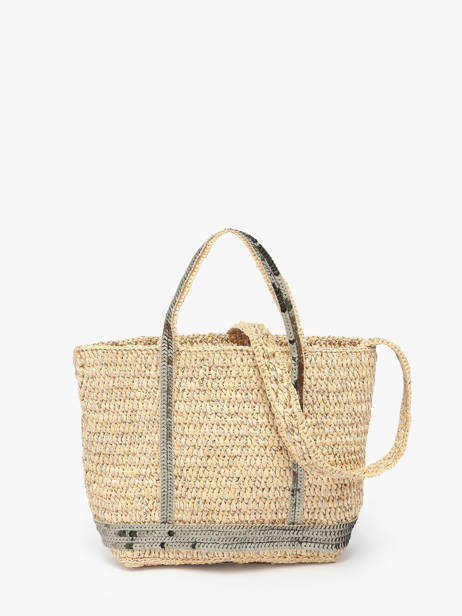 Cross Body Tas Cabas Raphia Raphia Vanessa bruno Groen cabas raphia 30V40410 ander zicht 4
