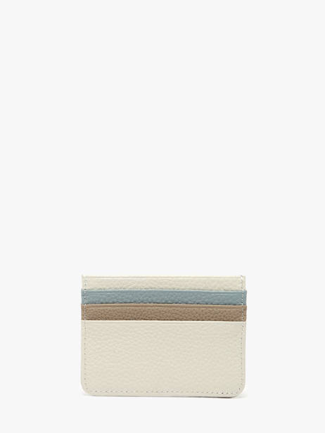 Kaarthouder Leder Crinkles Wit caviar 14320C ander zicht 2