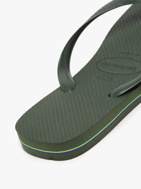 Brasil Logo Havaianas Groen men 4110850H ander zicht 3