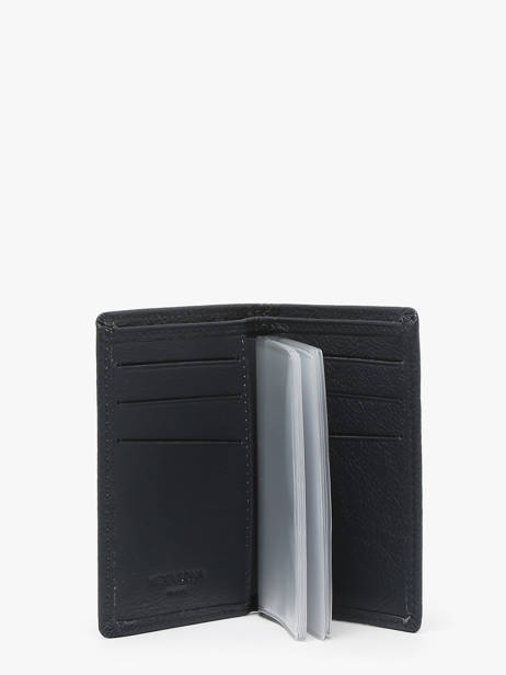 Kaarthouder Leder Hexagona Blauw confort 461007R ander zicht 1