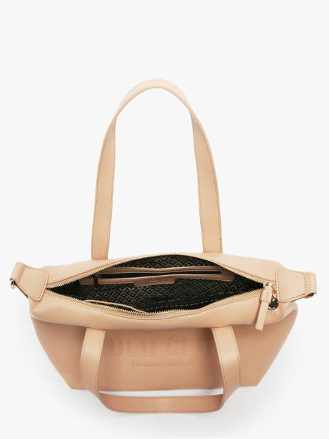 Schoudertas Logo Lulu castagnette Oranje logo YVRAC ander zicht 3