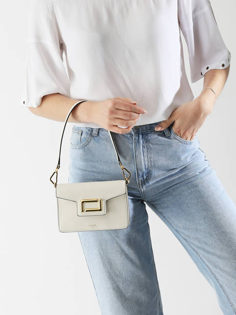 Cross Body Tas Angele Leder Lancel Wit angele A13275 ander zicht 1