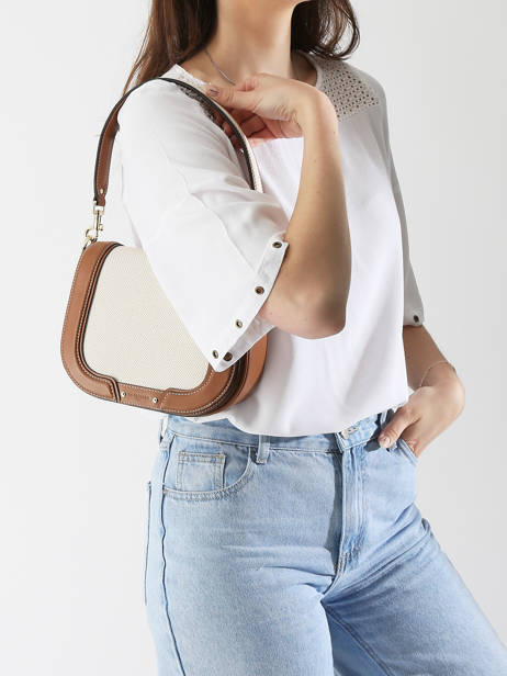 Cross Body Tas Ella Leder Le tanneur Beige ella TNGI1214 ander zicht 1