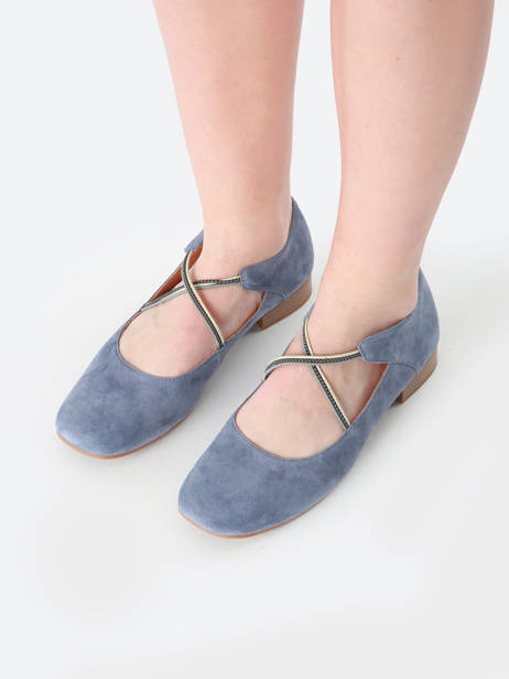 Ballerinas Anima Uit Leder Mam'zelle Blauw women CSGAN25 ander zicht 1