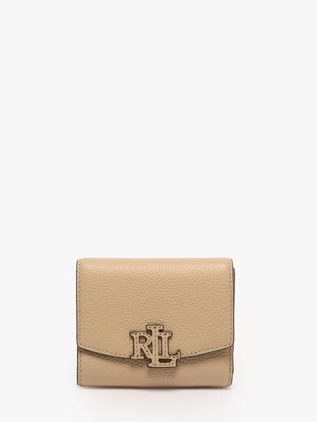 Portefeuille Leder Lauren ralph lauren Beige cameryn 32966782