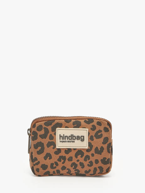 Portemonnee Hindbag Bruin leopard LE