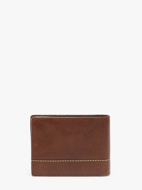 Chequehouder Met Portemonnee Leder Maverick Bruin rough gear MAVRG003 ander zicht 2