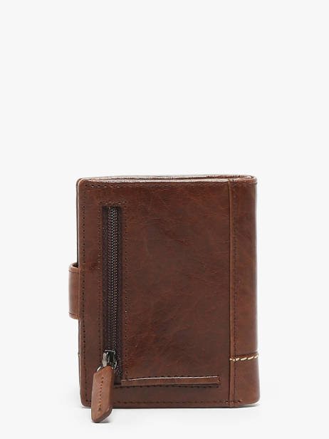 Chequehouder Met Kaarthouder Leder Maverick Bruin rough gear MAVRG062 ander zicht 2