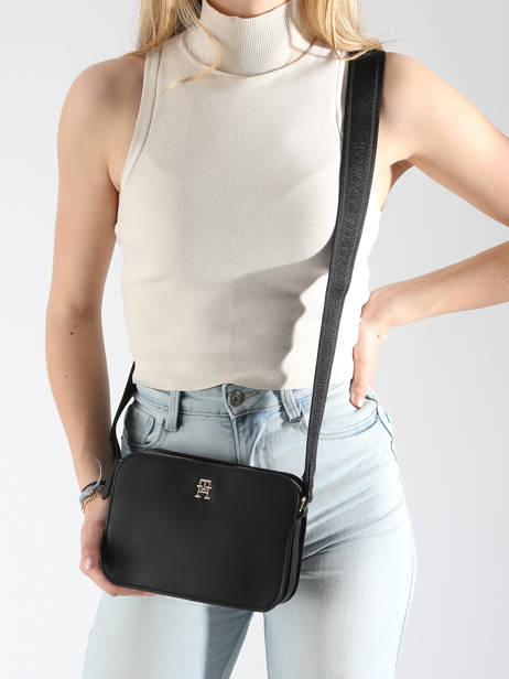Cross Body Tas Th Logotape Tommy hilfiger Zwart th logotape AW17229 ander zicht 1