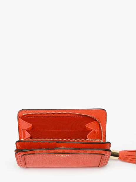 Compacte Portefeuille Premier Flirt Leder Lancel Oranje premier flirt A11136 ander zicht 2
