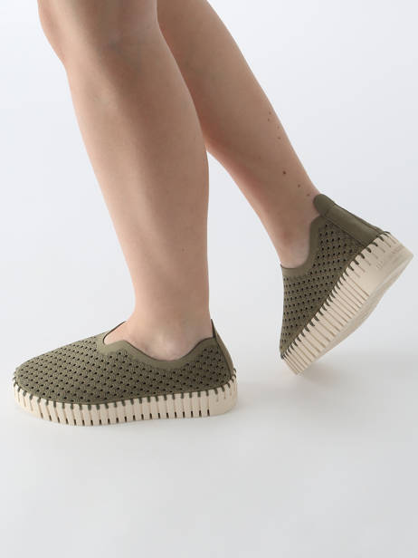 Mocassins Ilse jacobsen Groen women TULI3373 ander zicht 1