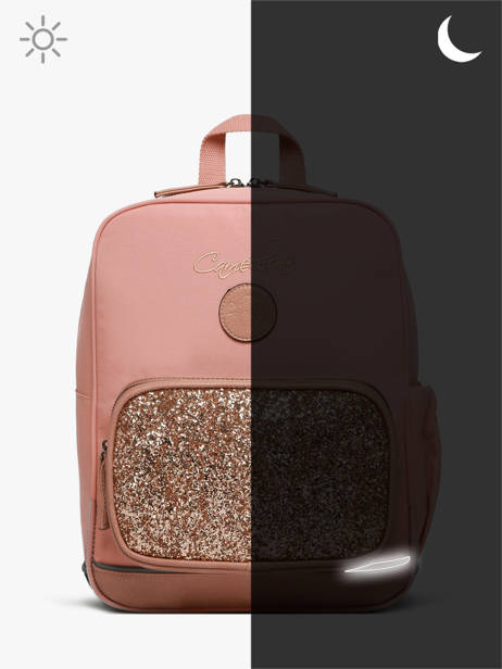 Rugzak 1 Compartiment Cameleon Roze vintage fantasy SD33 ander zicht 8