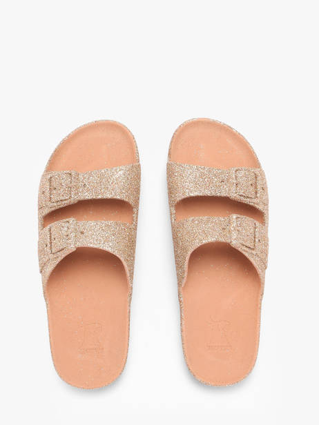 Slippers Transoco Cacatoes Beige women TRANCOSO ander zicht 3