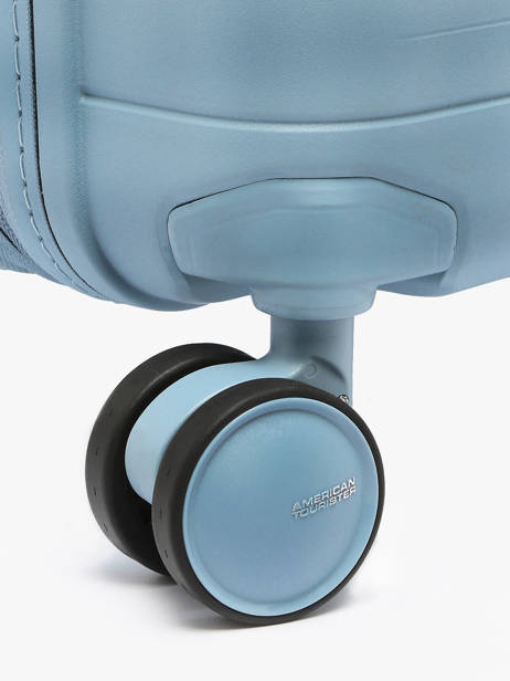 Uitbreidbare Handbagage American tourister Blauw fastforward 155259 ander zicht 2