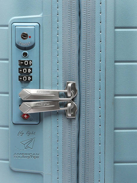 Uitbreidbare Handbagage American tourister Blauw fastforward 155259 ander zicht 1