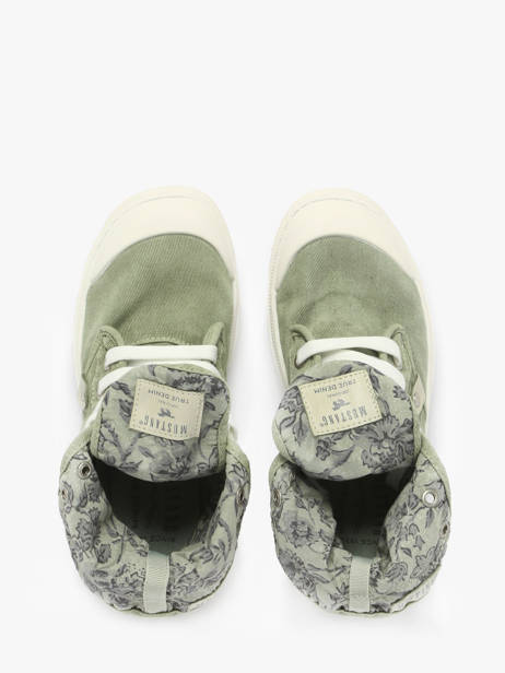 Sneakers Mustang Groen women - 01426504 ander zicht 4