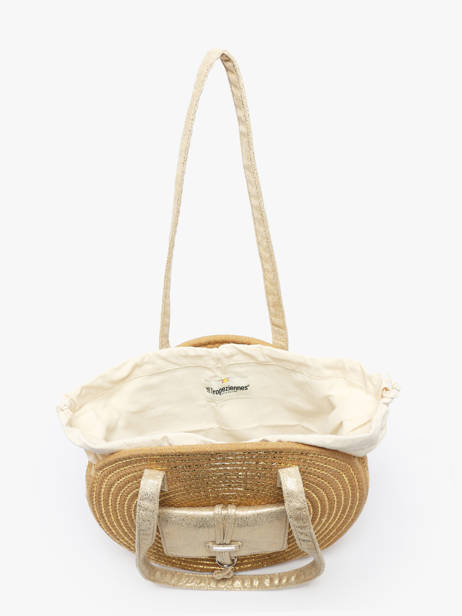 Schoudertas Dario Katoen Les tropeziennes Beige dario TZ01 ander zicht 3