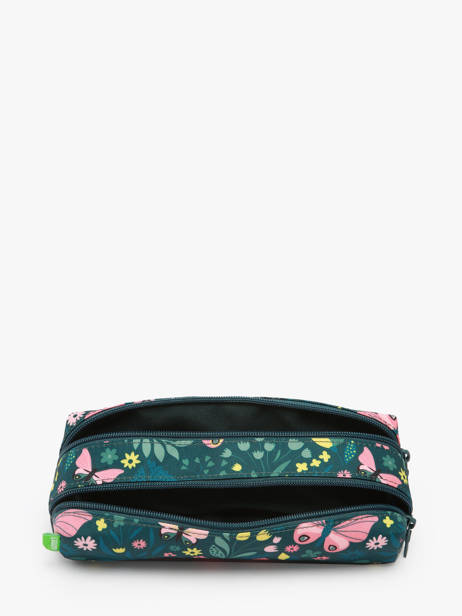 Pennenzak 2 Compartimenten Tann's Groen les fantaisies f 12266 ander zicht 1