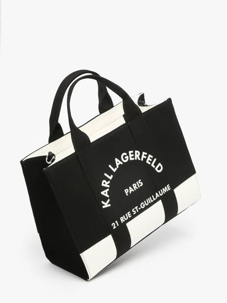 Handtassen Rsg Katoen Karl lagerfeld Zwart rsg A3W50025 ander zicht 2
