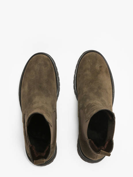 Chelsea Boots Uit Leder Tamaris Groen women 41 ander zicht 4
