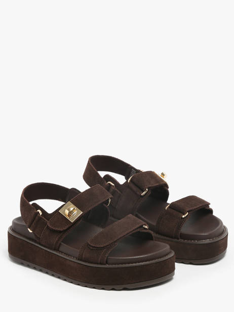 Sandalen Bigmona Uit Leder Steve madden Bruin women 11003034 ander zicht 1