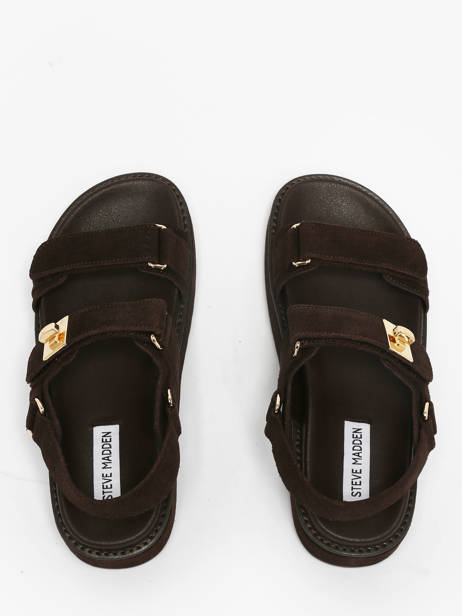 Sandalen Bigmona Uit Leder Steve madden Bruin women 11003034 ander zicht 3