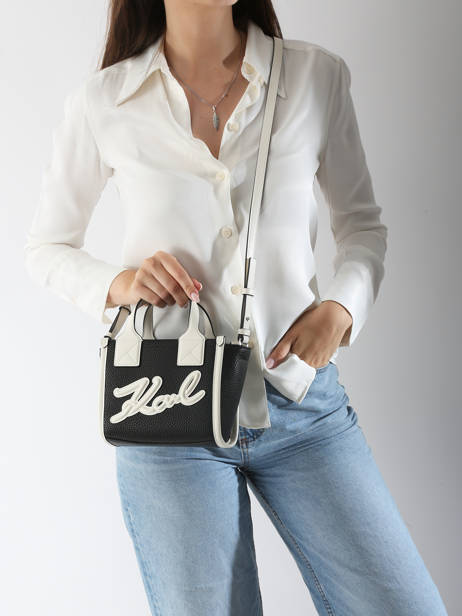 Cross Body Tas K Skuare Polyurethaan Karl lagerfeld Zwart k skuare A3W30028 ander zicht 1