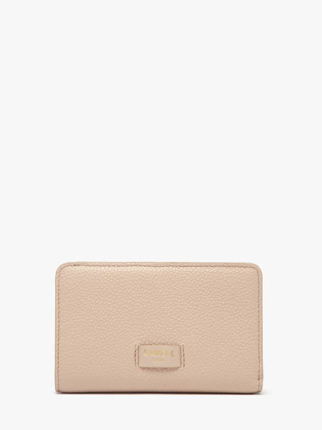 Portefeuille Met Rits Ninon Leder Lancel Beige ninon A11123