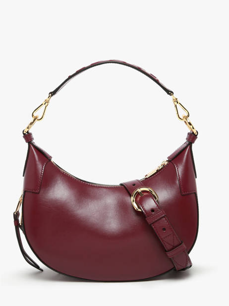 Cross Body Tas Origami Leder Lancel Violet origami A13313 ander zicht 4