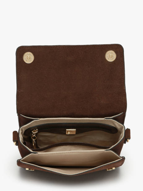 Cross Body Tas Altesse Suede Etrier Bruin altesse suede EASU048S ander zicht 3