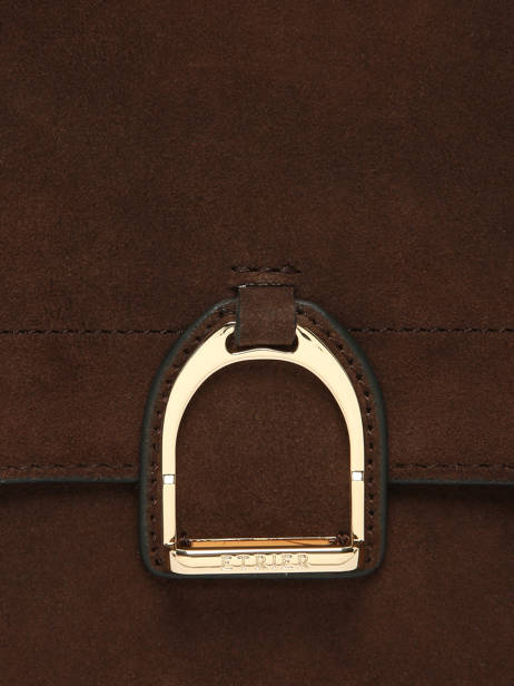 Cross Body Tas Altesse Suede Etrier Bruin altesse suede EASU048S ander zicht 5