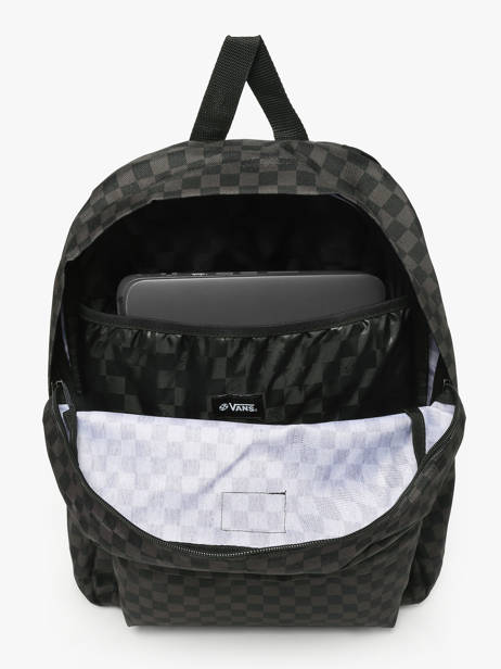 Rugzak 1 Compartiment Vans Zwart backpack VN000H4X ander zicht 2