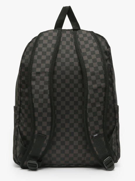 Rugzak 1 Compartiment Vans Zwart backpack VN000H4X ander zicht 3
