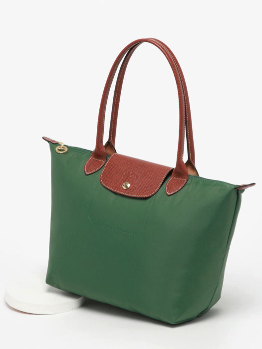 Longchamp Le pliage original Schoudertas Groen