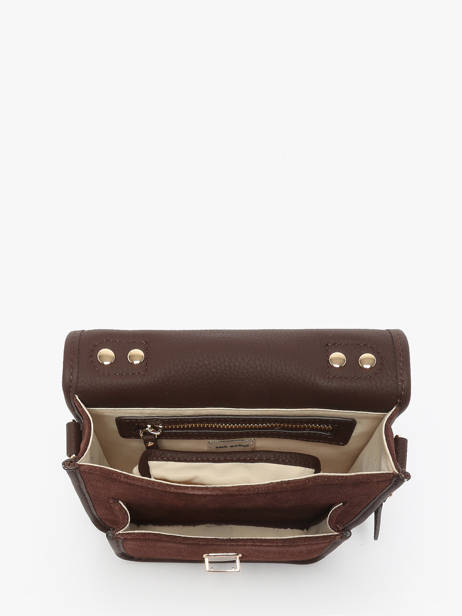 Cross Body Tas La Suite Leder Paul marius Bruin la suite GEOX2SUI ander zicht 3