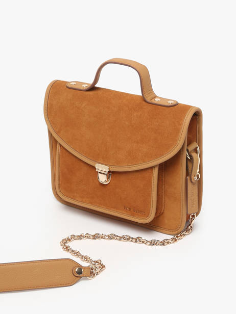Cross Body Tas La Suite Leder Paul marius Oranje la suite GEOR2SUI ander zicht 2