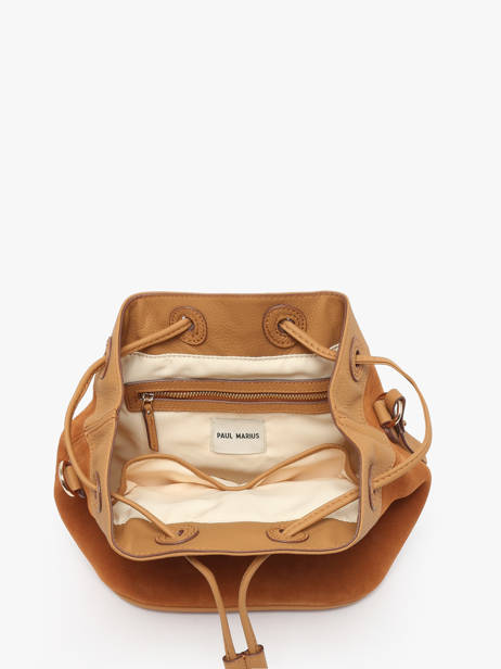 Cross Body Tas La Suite Leder Paul marius Oranje la suite CAPUCSUI ander zicht 3