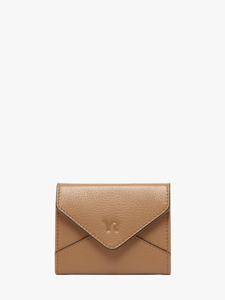 Portemonnee Leder Yves renard Bruin enveloppe 29250