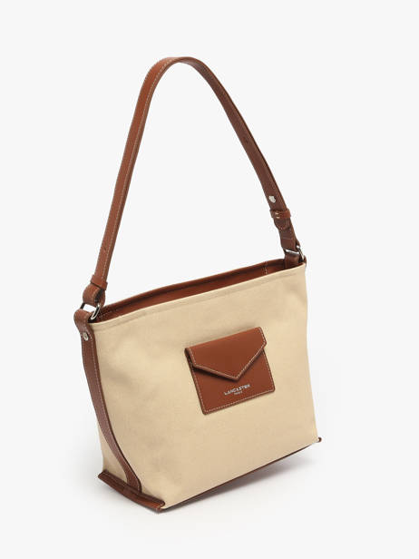 Cross Body Tas Canvas Kba Lancaster Beige canvas kba 51 ander zicht 3