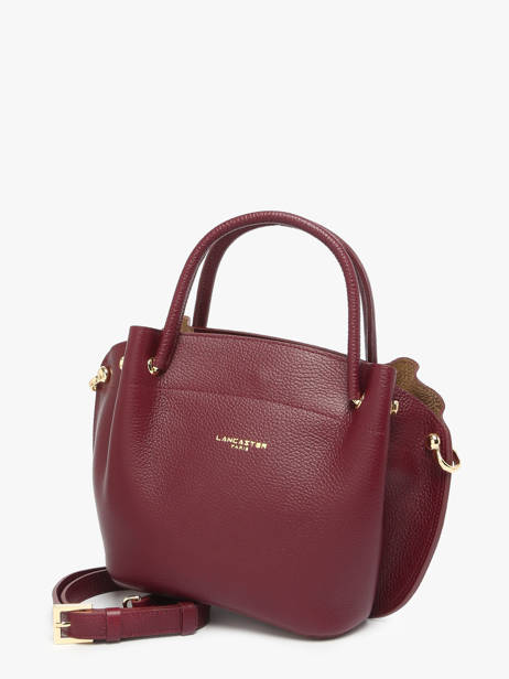 Handtas Foulonné Double Leder Lancaster Rood foulonne double 18 ander zicht 2
